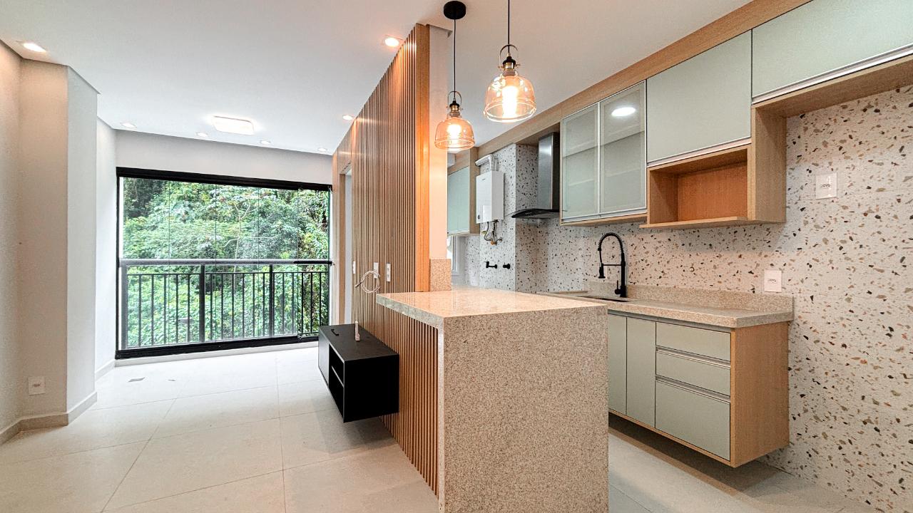 Apartamento 2 Dormitórios (1 Suíte), 1 Vaga à Venda no Marapé, Santos | Ed. Way Orquidario - Ref. GV0005